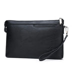 Pochette homme de luxe à fermeture éclaire Sombre / 19cm x 29cm x 3cm-Sombre / 17cm x 27cm x 3cm-ShopGET® 