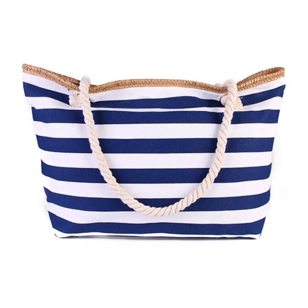 Cabas sac canvas Noir-Rose-Bleu-ShopGET® 