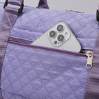 Sac weekend femme tissu Rose-Bleu-Blanc-Pourpre-Gris-Noir-ShopGET® 