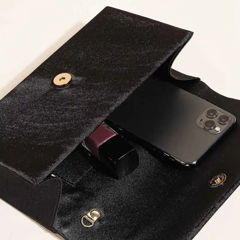 Pochette sac femme tendance Vert / 23 x 5 x 12cm-Argent / 23 x 5 x 12cm-Noir / 23 x 5 x 12cm-Bleu / 23 x 5 x 12cm-ShopGET® 