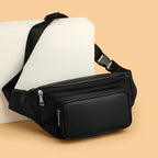 Sac banane homme cuir noir - ShopGET®