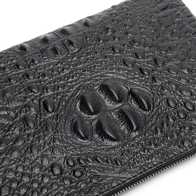 Pochette homme plat en cuir de haut qualité A / 24cm x 16cm x 2cm-B / 24cm x 16cm x 2cm-C / 24cm x 16cm x 2cm-D / 24cm x 16cm x 2cm-ShopGET® 