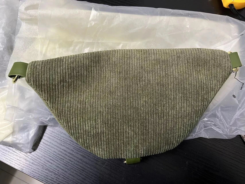 Sac banane femme en velours canvas - ShopGET®