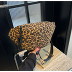 Grand sac banane léopard