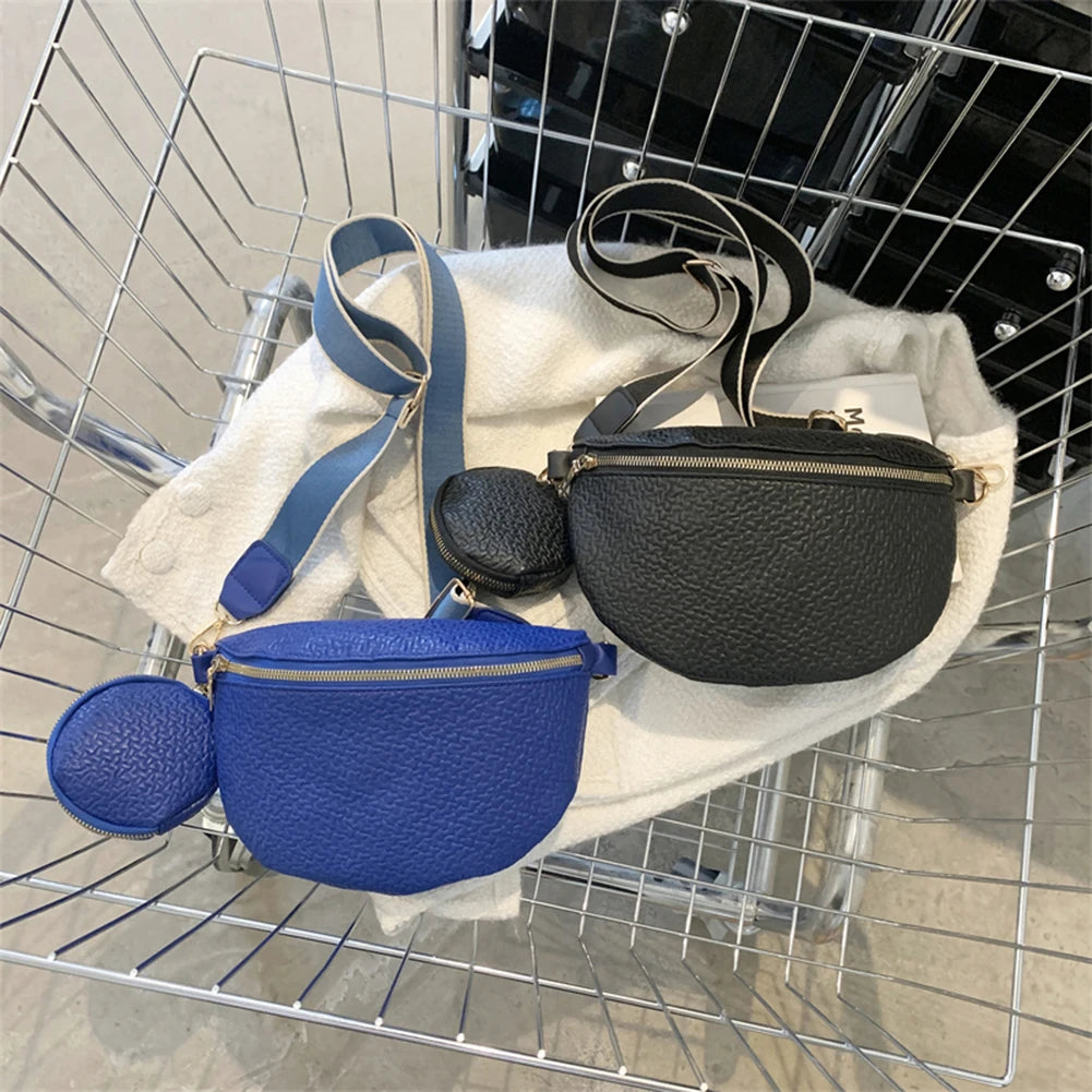 Sac banane de luxe noir pour femme - ShopGET®