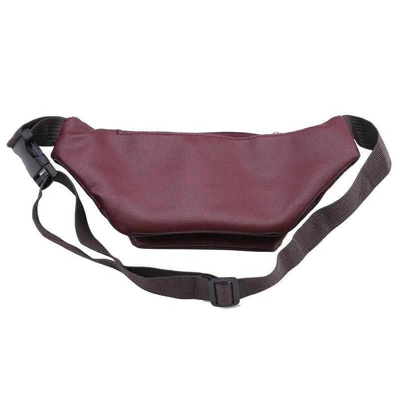 Sac banane en cuir homme