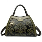 Sac cabas femme cuir de luxe Bleu A-Vert A-Jaune-Noir A-Rouge A-Shopget 