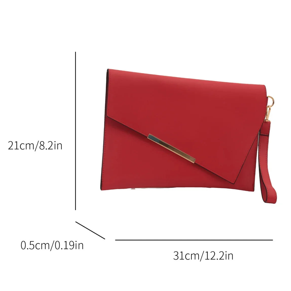 Pochette femme soirée Blanc / 31 x 0.5 x 21cm / OFFERTE-Rouge / 31 x 0.5 x 21cm / OFFERTE-Rose / 31 x 0.5 x 21cm / OFFERTE-Kaki / 31 x 0.5 x 21cm / OFFERTE-Noir / 31 x 0.5 x 21cm / OFFERTE-Marron / 31 x 0.5 x 21cm / OFFERTE-ShopGET® 