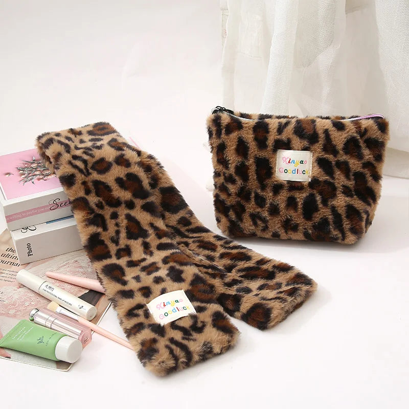 Trousse de toilette voyage léopard rose - ShopGET®