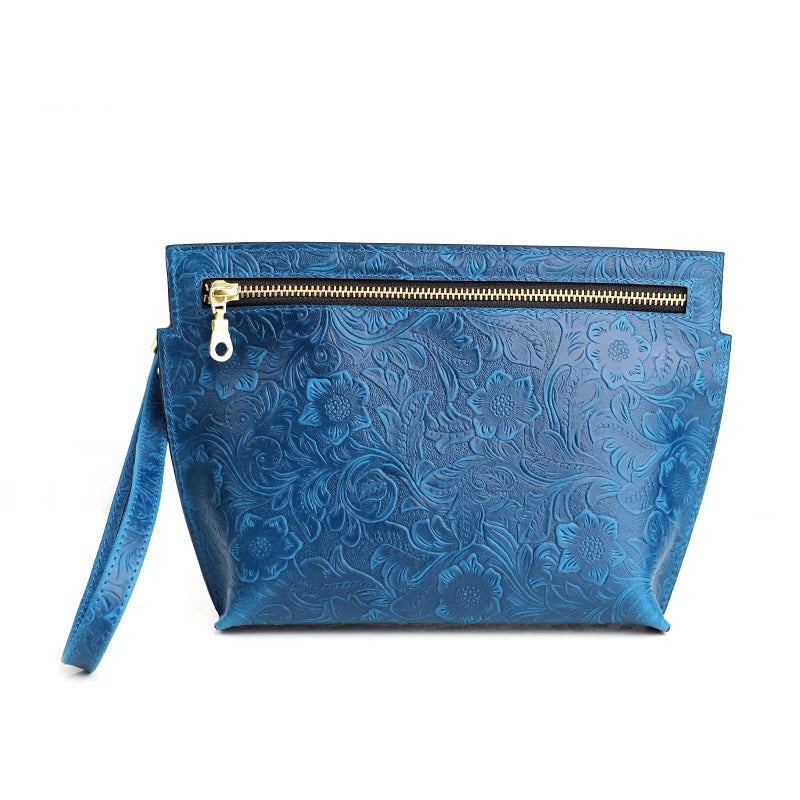 Pochette homme voyage de luxe Noir-Marron-Bleu A-Bleu B-Bleu C-ShopGET® 