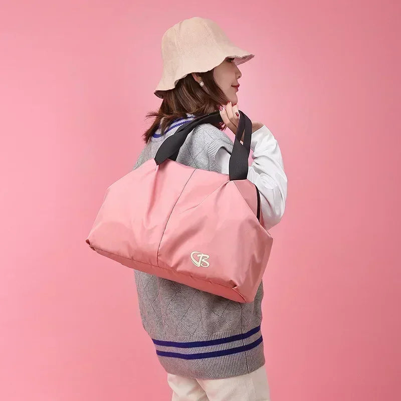 Sac weekend femme tendance Bleu-Noir-Pourpre-Rose-ShopGET® 