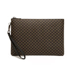 Pochette homme temps moderne en cuir Noir / 15cm x 24cm x 2cm-Noir / 19cm x 27cm x 2cm-ShopGET® 