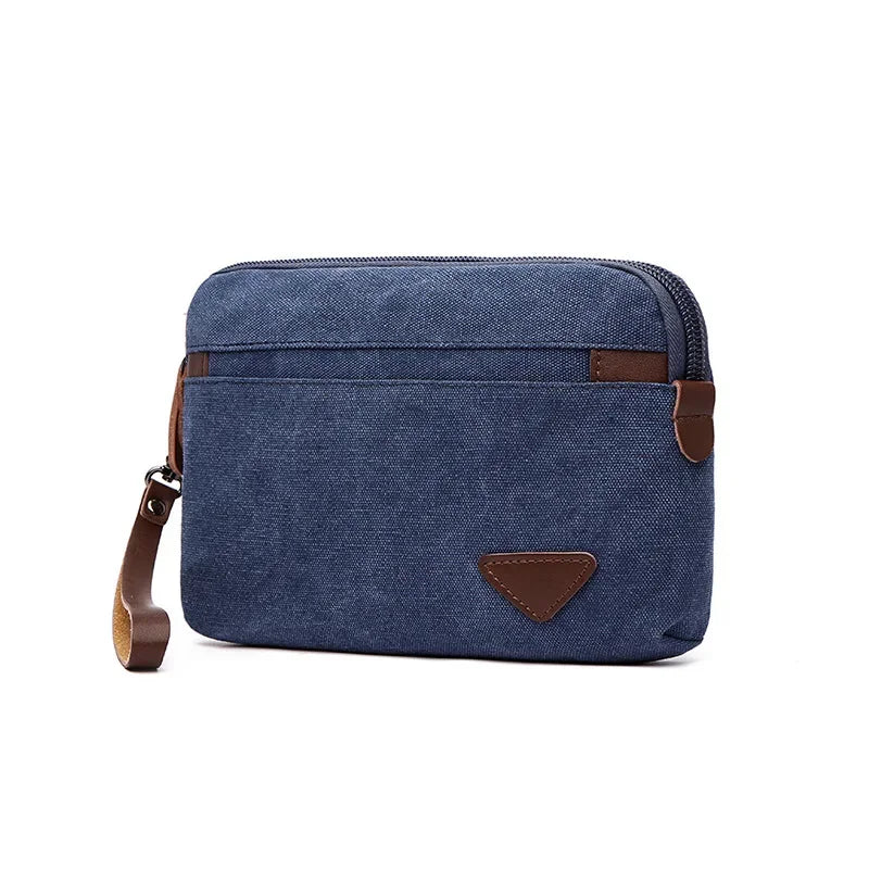 Pochette homme en tissu original Gris-Noir-Bleu-Marron-Vert-Kaki-ShopGET® 