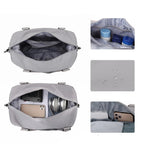 Sac weekend homme tote bag tendance Gris-ShopGET® 