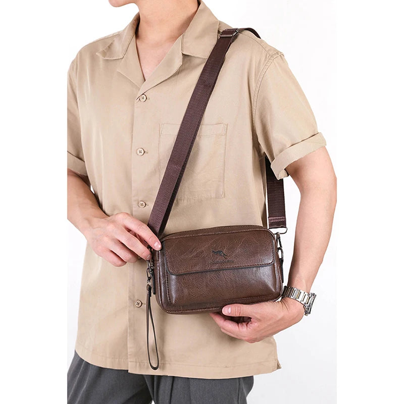 Trousse de toilette homme noir cuir - ShopGET®