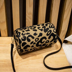 Sac banane cuir femme léopard