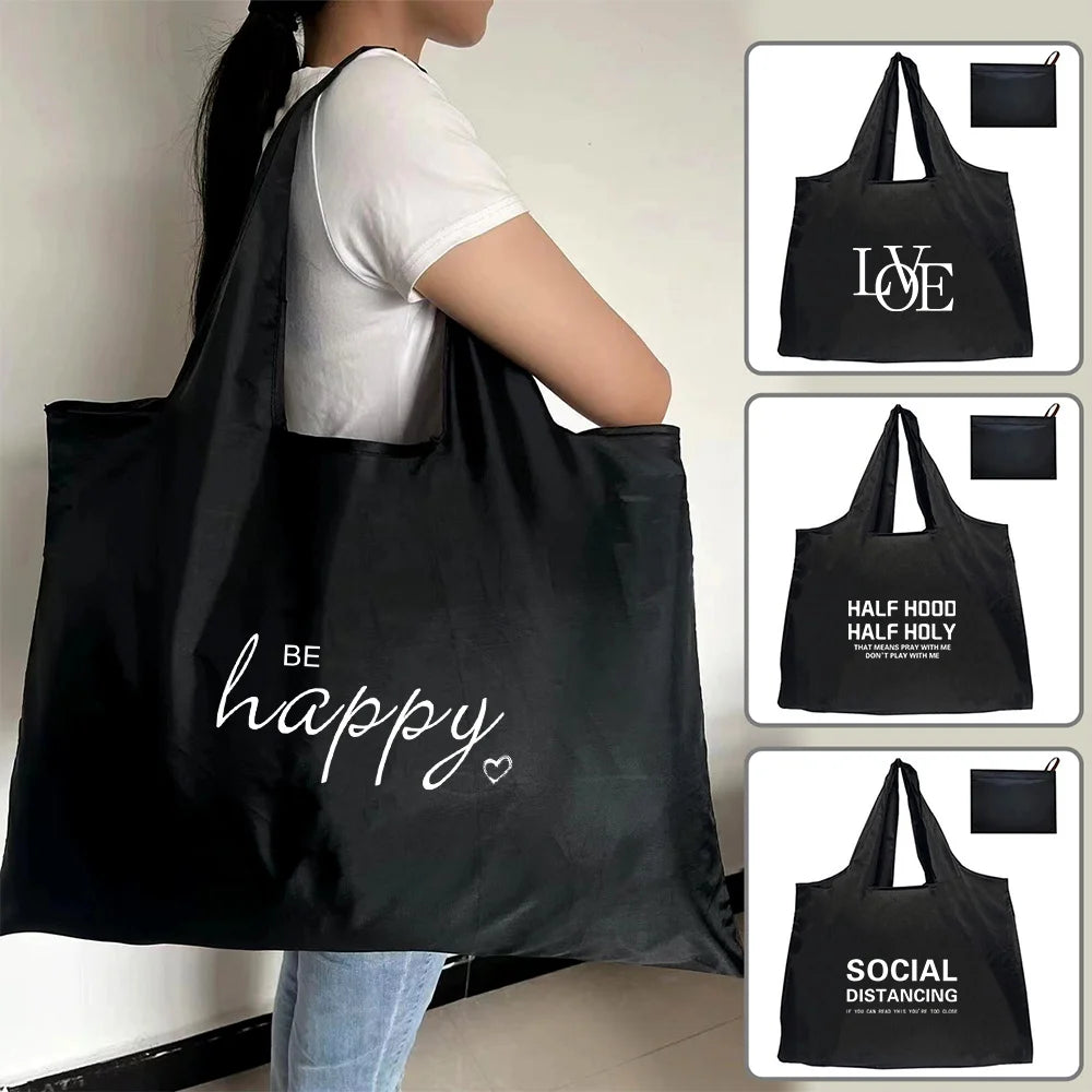 Sac de courses happy A-B-C-D-E-F-G-H-I-J-K-L-M-ShopGET® 