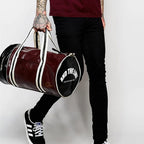 Sac polochon homme cuir Azure vert / 45 x 25 x 25 cm-Noir Blanc / 45 x 25 x 25 cm-Bordeau / 45 x 25 x 25 cm-Noir / 45 x 25 x 25 cm-Noir Jaune / 45 x 25 x 25 cm-Vert / 45 x 25 x 25 cm-Rouge / 45 x 25 x 25 cm-ShopGET® 