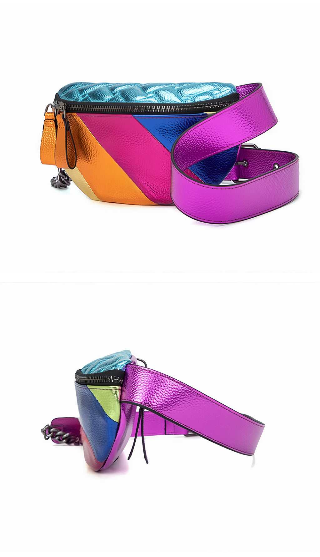 sac banane femme tendance en cuir Pu