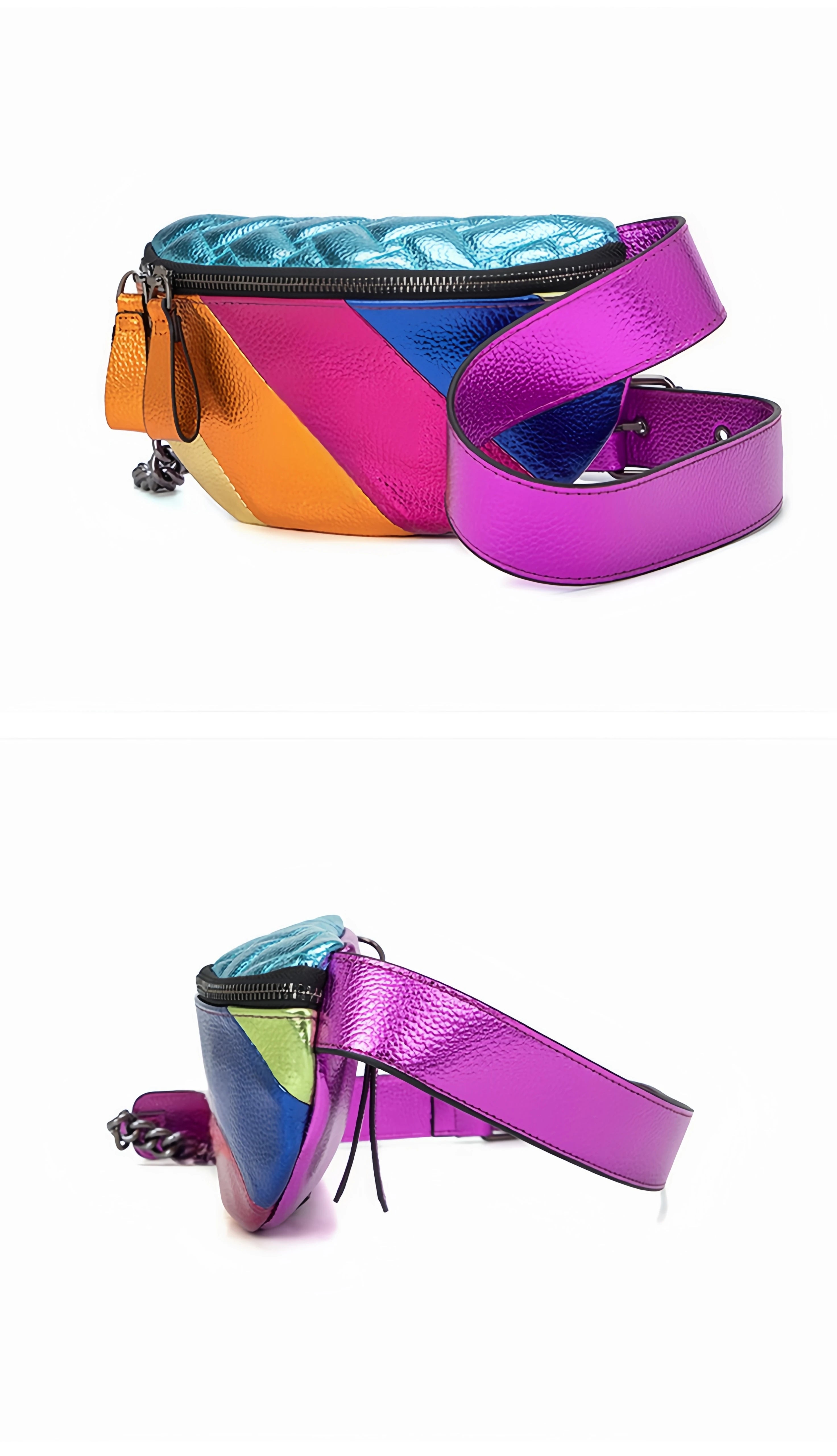 sac banane femme tendance en cuir Pu