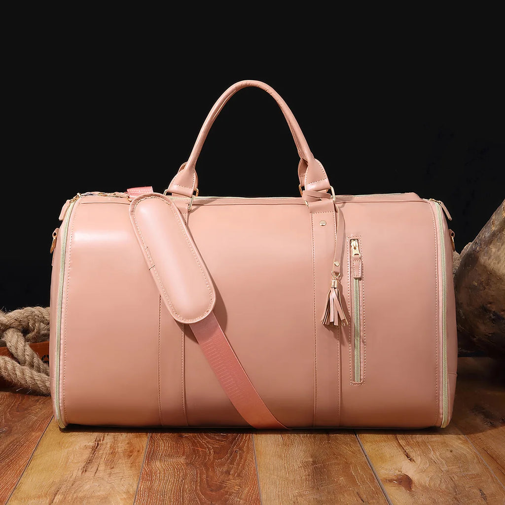Sac weekend femme de voyage luxueux et pliable Noir A / OFFERTE-Bleu / OFFERTE-Noir / OFFERTE-Beige / OFFERTE-Rose / OFFERTE-ShopGET® 