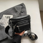 Petit sac banane cuir souple femme