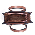 Sac cabas en cuir souple camel-Bleu-Vert-Noir-Rouge-Kaki-Rose-ShopGET® 