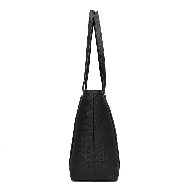 Sac cabas noir Guislaine Gris / 34cm 14cm 27cm-Noir / 34cm 14cm 27cm-Bleu / 34cm 14cm 27cm-ShopGET® 