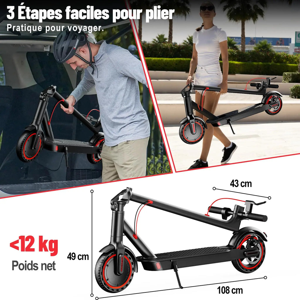 Trottinette électrique tout terrain  350W pliable 25 km/h