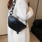 Patron sac banane en cuir pour femme