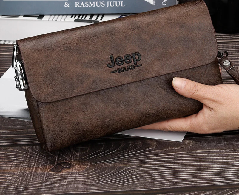 Pochette homme travail jeep Marron-Noir-Kaki-ShopGET® 