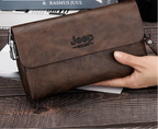 Pochette homme travail jeep Marron-Noir-Kaki-ShopGET® 