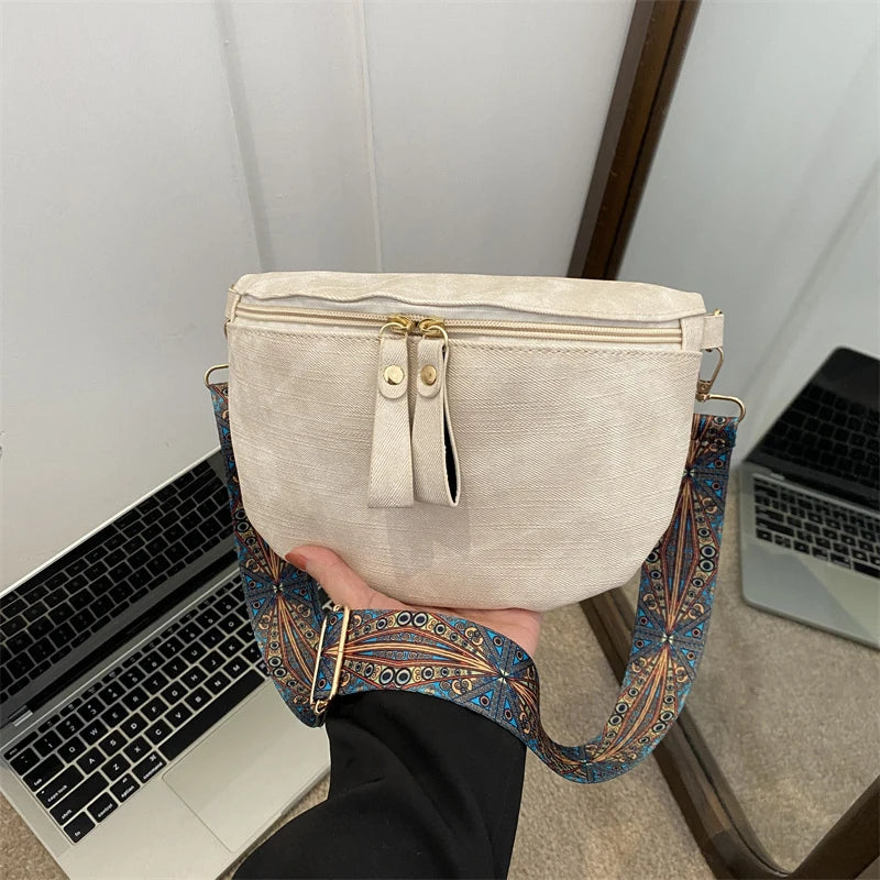 sac banane femme tendance en cuir de luxe