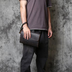Pochette homme classe Dark brown-Retro Brown-ShopGET® 