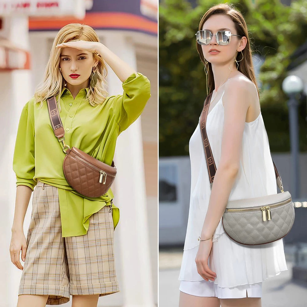 Patron sac banane femme en cuir solide - ShopGET®