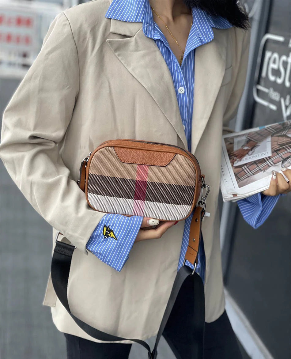 Sac banane cuir femme chic  rectangulaire