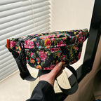 Sac banane voyage floral pour femme - ShopGET®