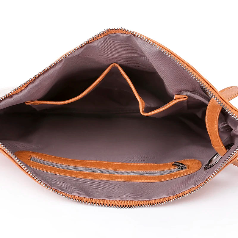 Pochette femme tendance en cuir A / 33x1x24cm-B / 33x1x24cm-C / 33x1x24cm-ShopGET® 