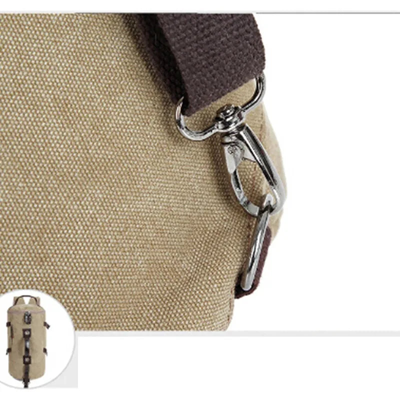 Sac polochon sport de randonnée Marron-Vert-Kaki-Bleu-Noir-ShopGET® 