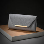 Pochette femme cérémonie Dorée-Noir-Argent-ShopGET® 