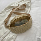 sac banane femme tendance messager kaki