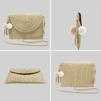 Pochette sac bandoulière Beige / 28 x 21 cm-Marron A / 28 x 21 cm-Marron B / 28 x 21 cm-ShopGET® 