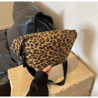 Grand sac banane léopard