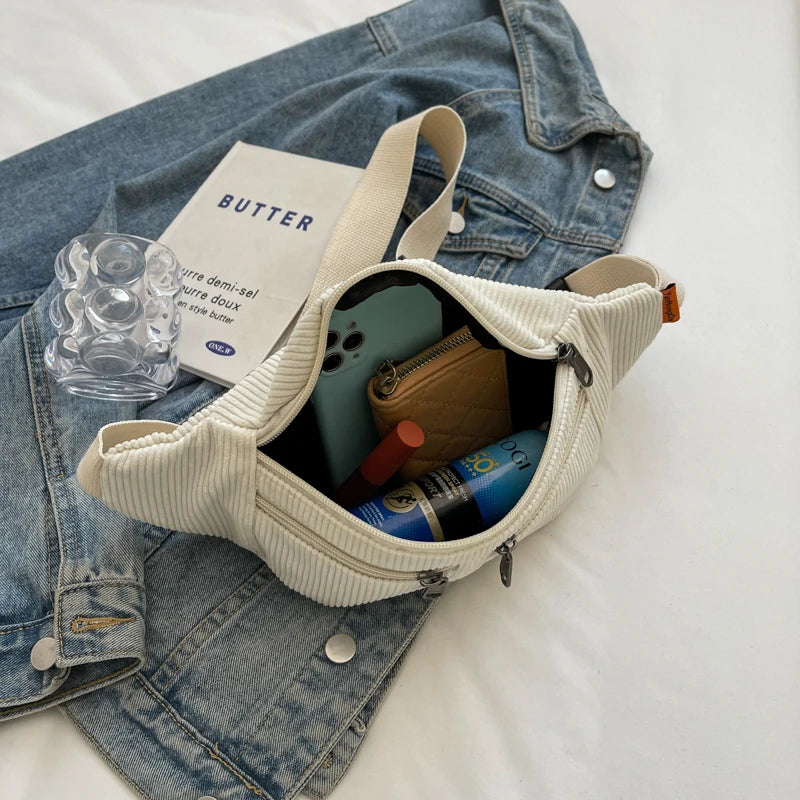 Sac banane femme fausse fourrure courte - ShopGET®