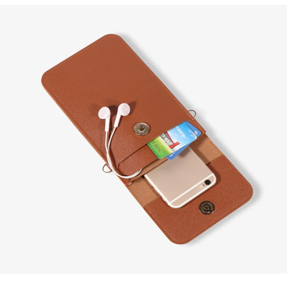 Pochette téléphone bandoulière cuir - ShopGET®