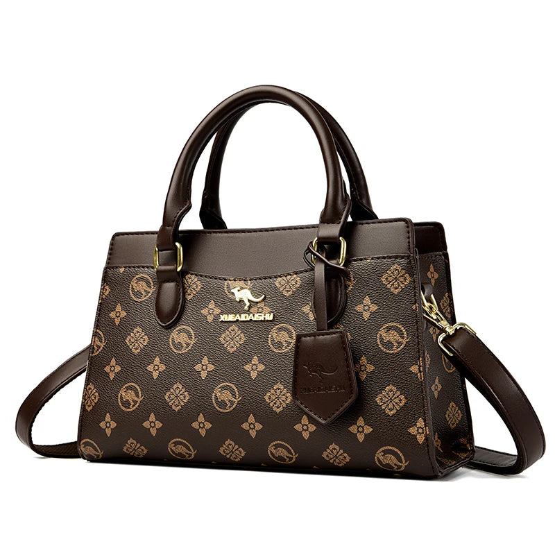 Sac cabas cuir tendance pour femme Marron-Rouge-Jaune-Apricot-ShopGET® 