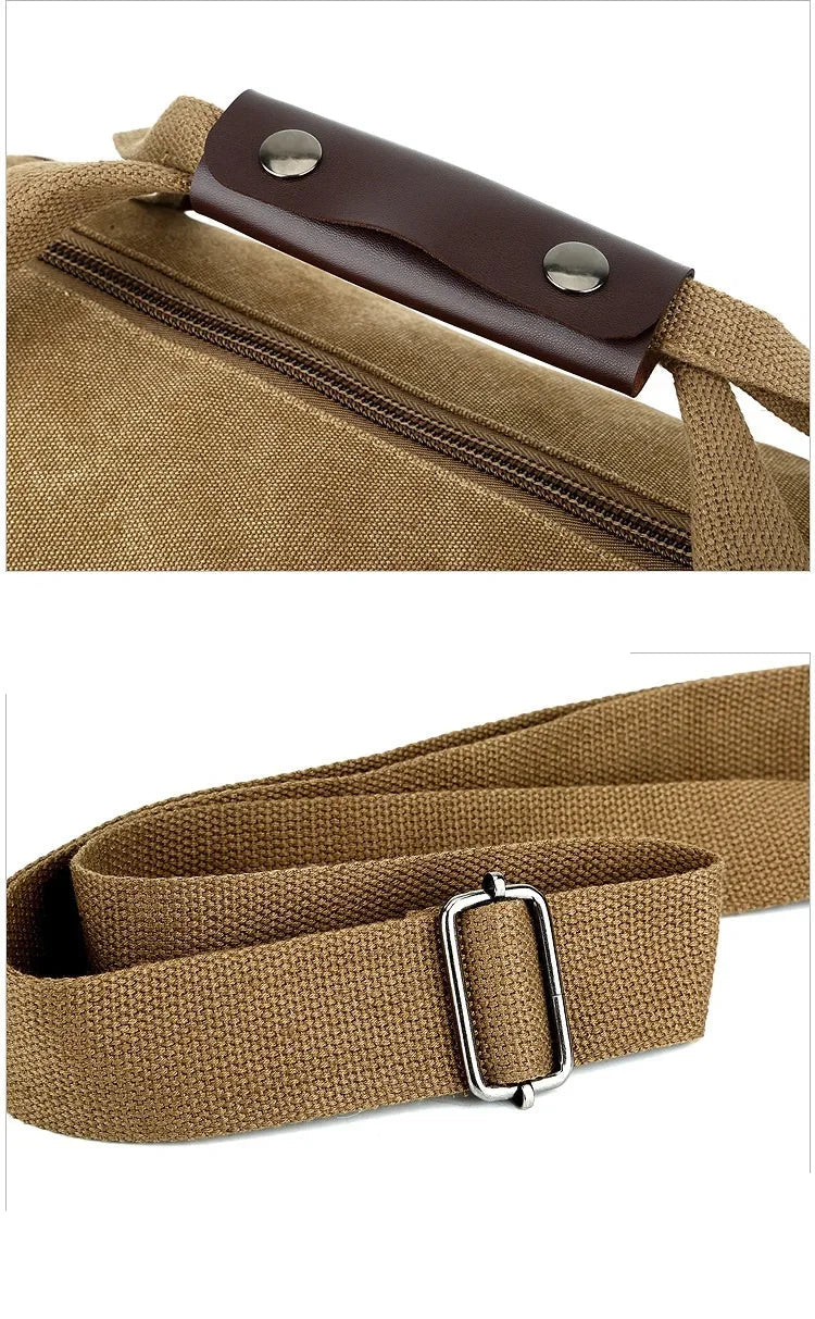 Sac polochon voyage courte séjour Marron-Kaki-Noir-Bleu-Vert-ShopGET® 