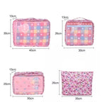 Trousse de toilette femme 6 Pièces flanelle - ShopGET®