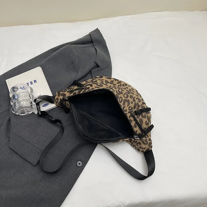 Sac banane léopard grande taille