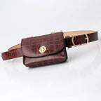 Sac banane léopard ceinture pour femme